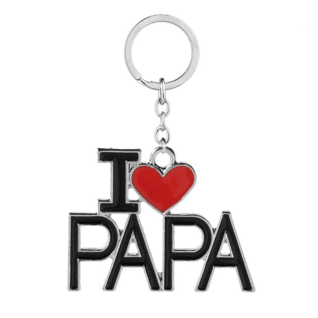 DAD and MOM Epoxy Keychain - Father's & Mother's Day Gift