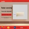 86-Type Anti-Glare Recessed Smart Radar Sensor Night Light for Stairway & Hallway