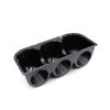 Car 52mm Carbon Triple Hole Gauge Pod Gauge Cup Dash Pod Mount Holder Pod Plastic Holder
