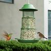Metal Bird Feeder 3-Tier Hanging Hummingbird Feeder Bird Food Dispenser Folding Mesh