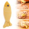 Burlap Fish Catnip Cat Toy Bite Resistant Attract Attention Multifunction Catnip Cat Toys for Cat