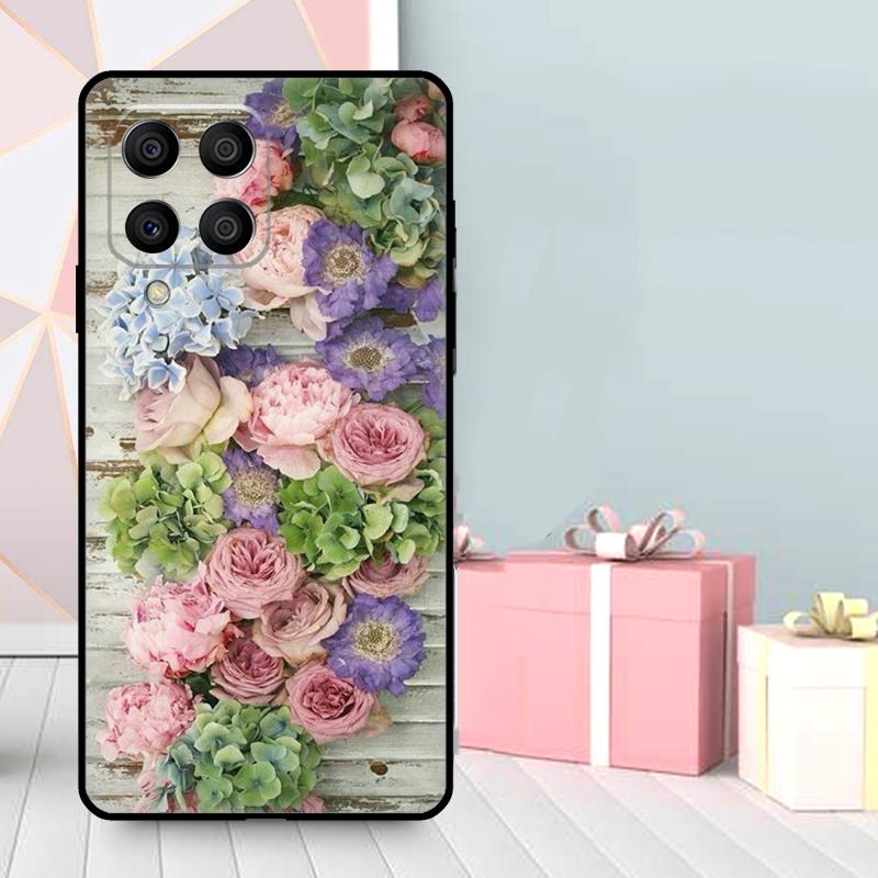 Lavender Peonies Flower Case For Samsung Galaxy M06 M11 M31 M14 M34 M54 M12 M32 M52 M15 M13 M16 M36 M56 M53 M35 M55