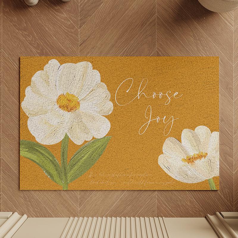 

Придверный коврик Противоскользящий коврик для ног для домашнего использования Износостойкий и грязеотталкивающий коврик 60*90cm