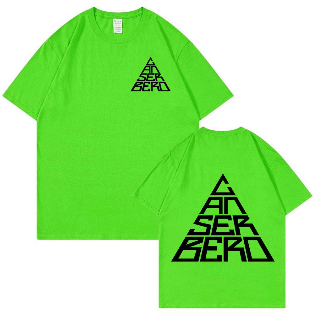 

Canserbero Logo Graphic T Shirt Men s Women Fashion Vintage Short Sleeve T-shirts 100% Cotton Oversized T Shirts Tops Streetwear XL