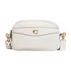 New Jamie Extremely Soft Textured Leather Camera Bag Shoulder Bag Crossbody Bag Small Size Women's Chalk White CC386-B4HA
