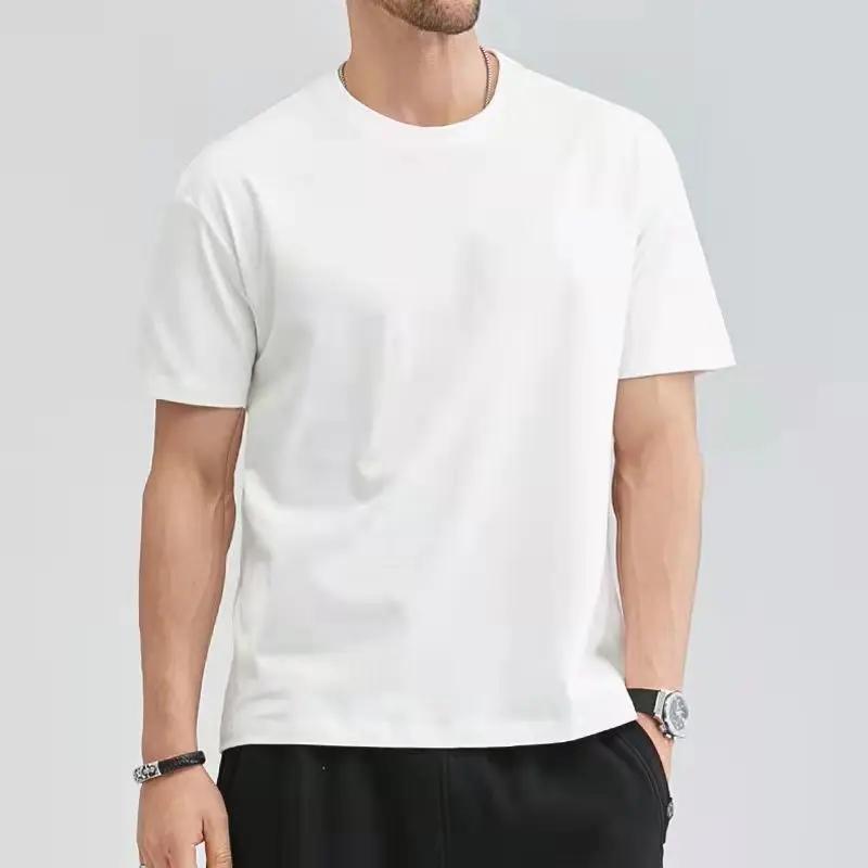 Solid Color T-Shirts Mens Women Short Sleeve Daily Tees Casual Regular Fit Summer Basic O-Neck Tops