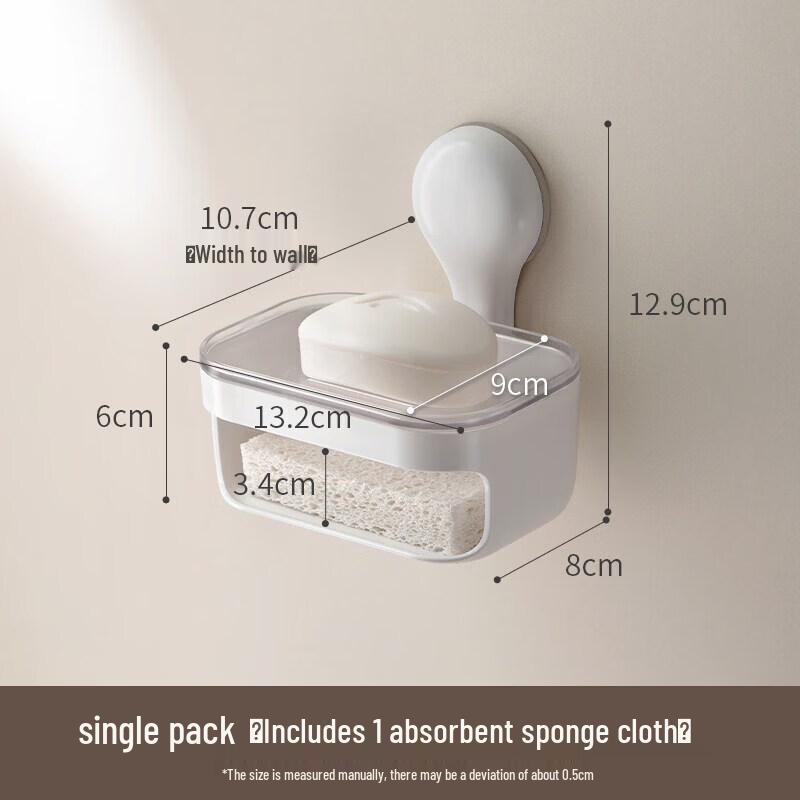 LIEI Suction Cup Wall-Mounted Soap Dish