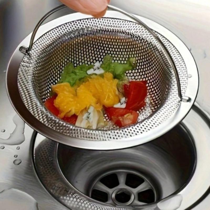 Universal Kitchen Sink Strainer Mesh Filter - Anti-Clog Drain Screen for Vegetable Washing Basin, Food Waste Debris Catcher