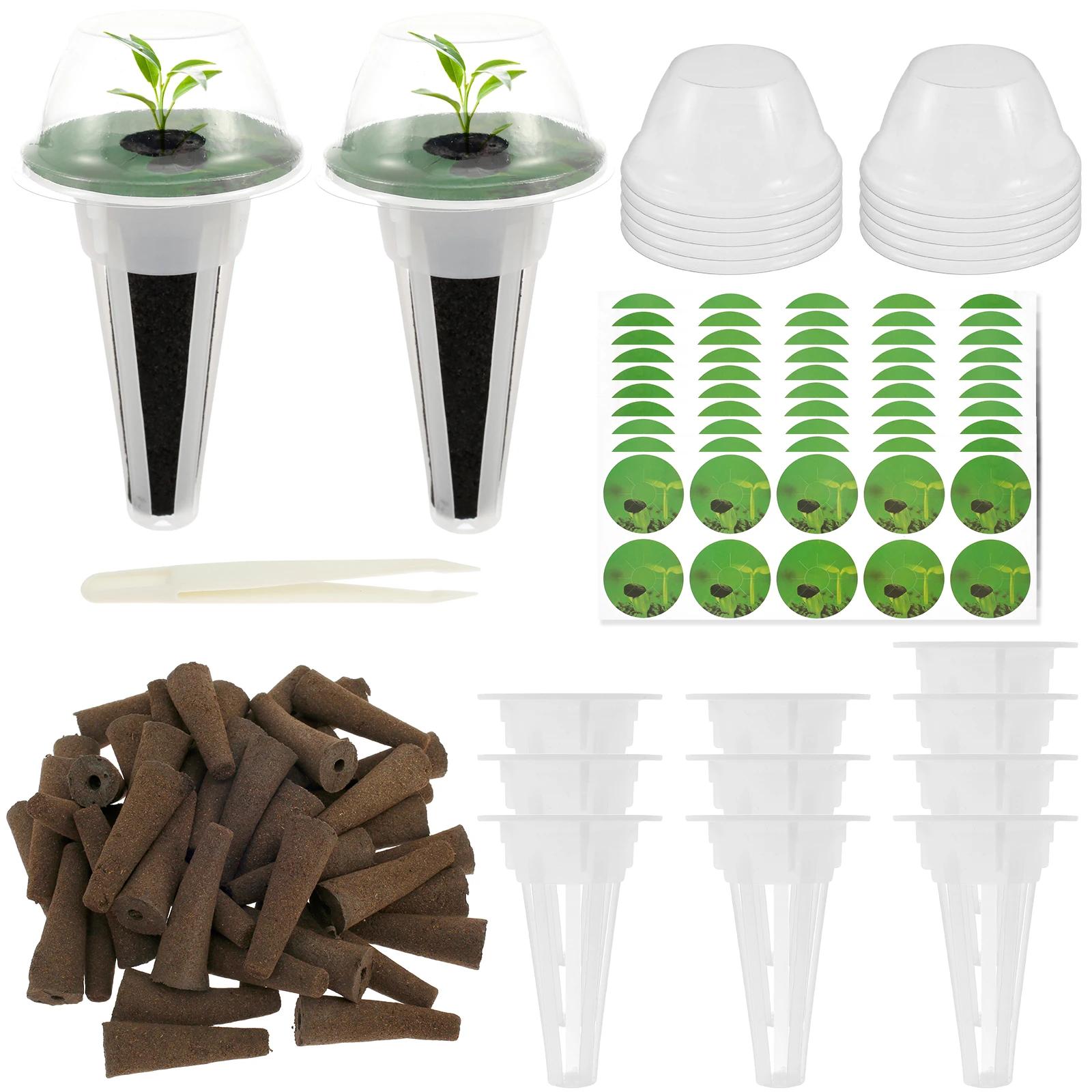 Seed Grow Sponges Hydroponics Starter Replacement Root Growth Sponges Water Absorbent Grow Pod Kit Garden Planting Accessories