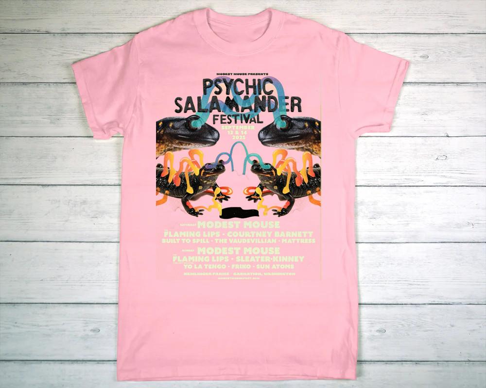 The Psychic Salamander Festival Modest Mouse On Tour 2025 S to 5XL Unisex T-Shirt L