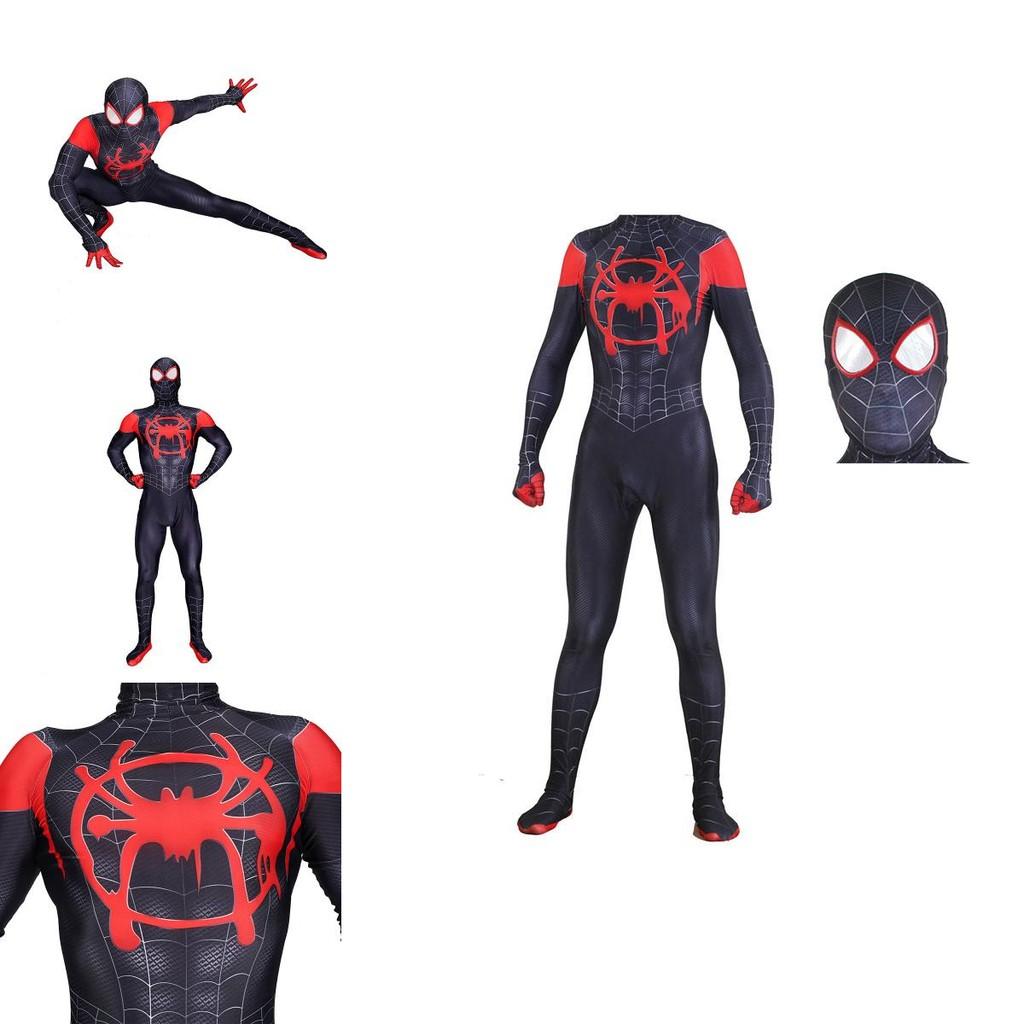 Spider-Man Into The Spider-verse Lycra Spandex Kinder Erwachsenenkostüm Mit Exquisitem Detail