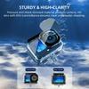 For DJI Osmo Action 6 60m Depth Camera Waterproof Case Transparent PC + Tempered Glass Anti Fog Underwater Housing