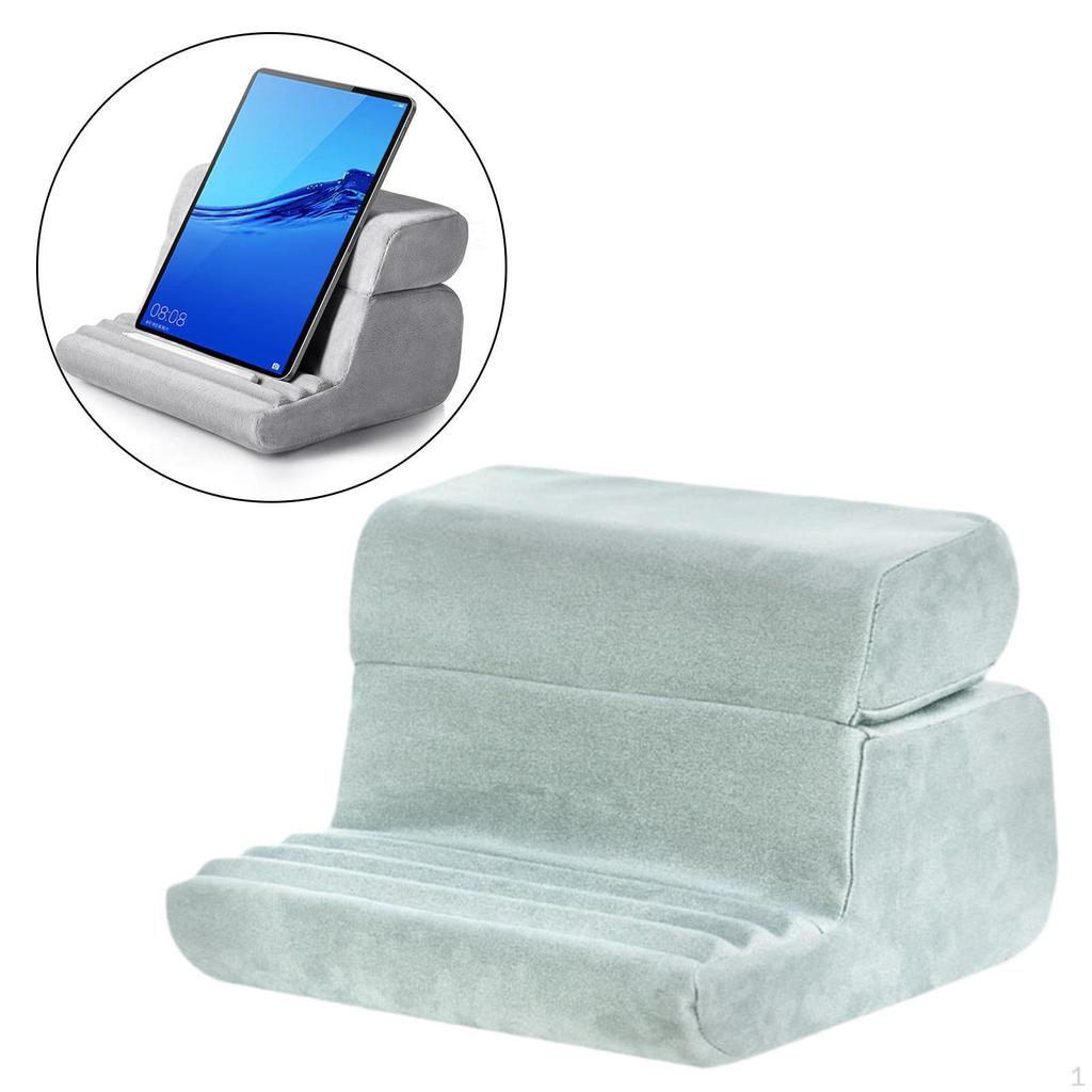 Tablet Pillow Stand for Lap Phone Holder Rack Removable Cover Comfortable Soft Pad Reading