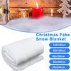 Christmas Fake Snow Blanket Artificial Snow Cotton Simulation Snow Blanket Artificial Snowflake Snow Scene Arrangement Decor