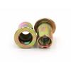 Zinc Plated Carbon Steel Rivet Nuts Flat Head Insert Nuts, 50 Pack, M6