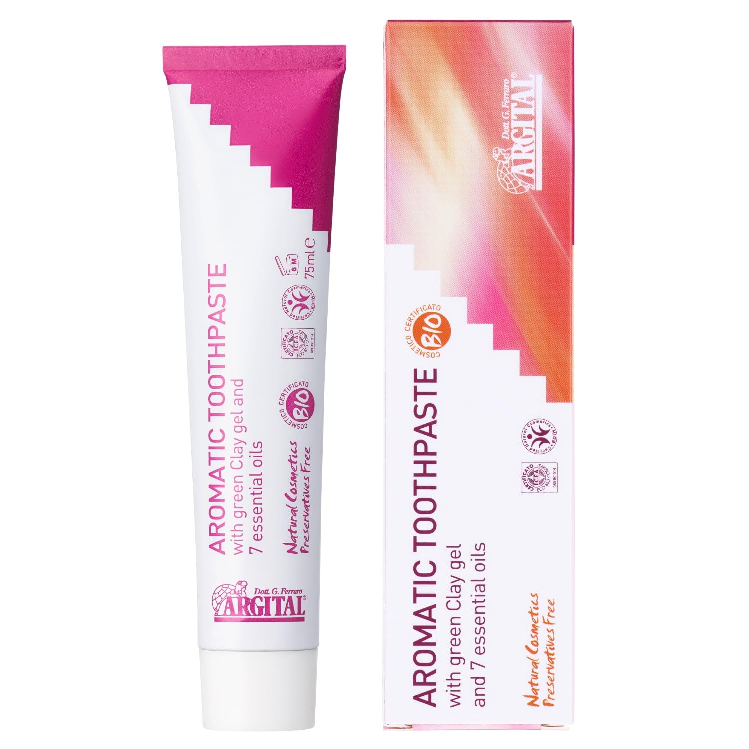 

[Official] ARGITAL Green Clay Toothpaste (Aromatic) 75ml