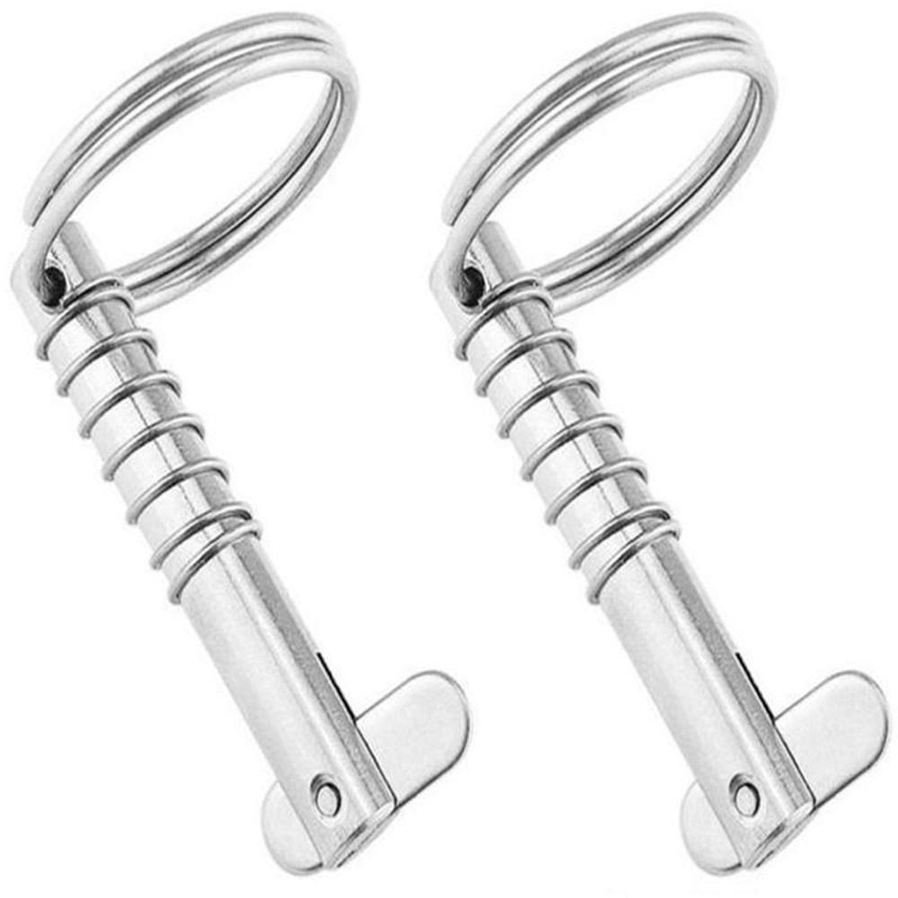 

2 шт., 8 мм, быстросъемный штифт из нержавеющей стали морского класса 316 для лодки, шарнир верхней палубы бимини, морская фурнитура 2PCS 51mm