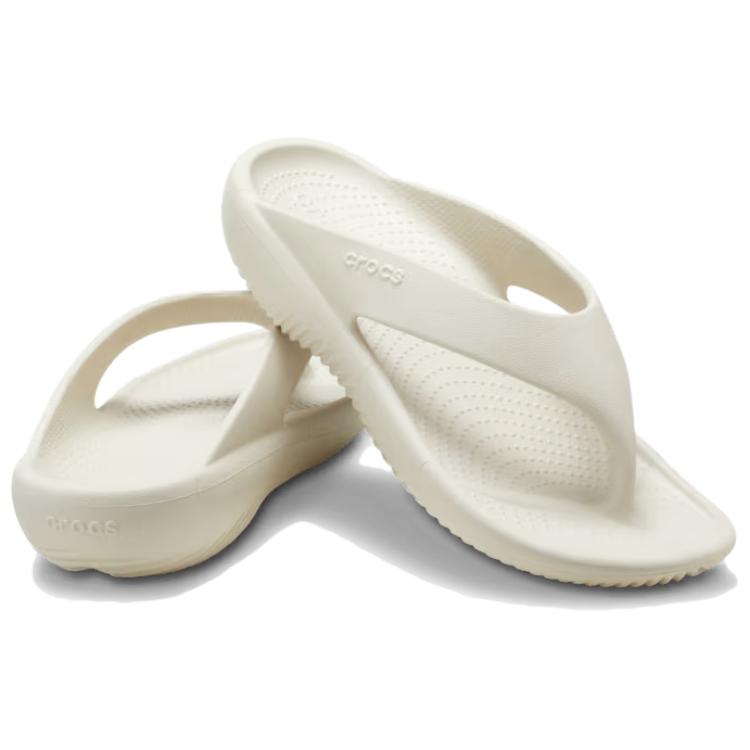 Crocs Mellow Casual Comfortable Anti-Friction Flip Flops Women Footwear Off-White 211100-160