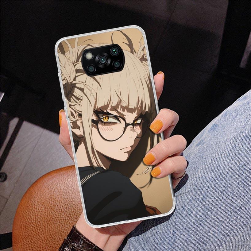 Himiko Toga My Hero Fashion Phnoe Case for Xiaomi Poco X5 X6 X7 Pro X4 Gt F7 Ultra M8 M7 Redmi 15C 15 13C 13 12C 12 Unique Cover