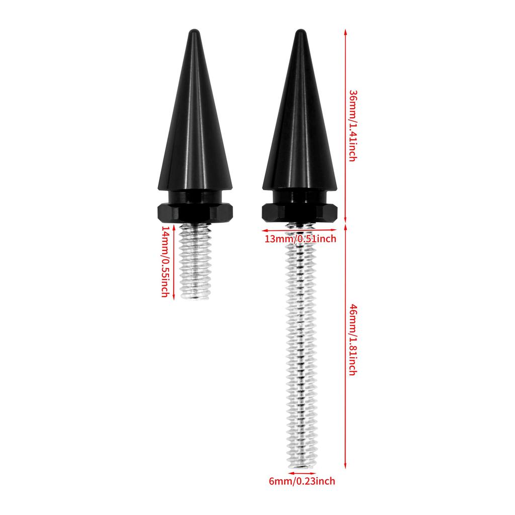 HDBUBALUS Motorcycle Front Glass Trim Screws Windshield Trim Screws for Harley Touring 2014-2023 Black