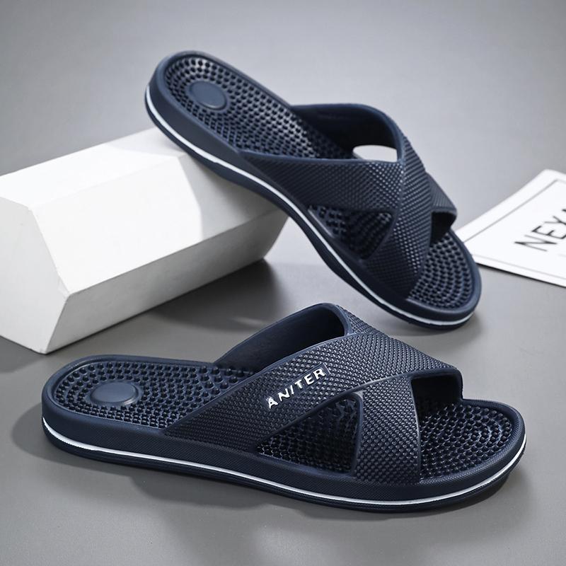 Scarpe da Massaggio da Uomo Calzature da Casa Traspiranti Ciabatte da Bagno Pantofole da Camera Uomo Eva Morbide Infradito Sandali da Spiaggia Taglia Grande 48