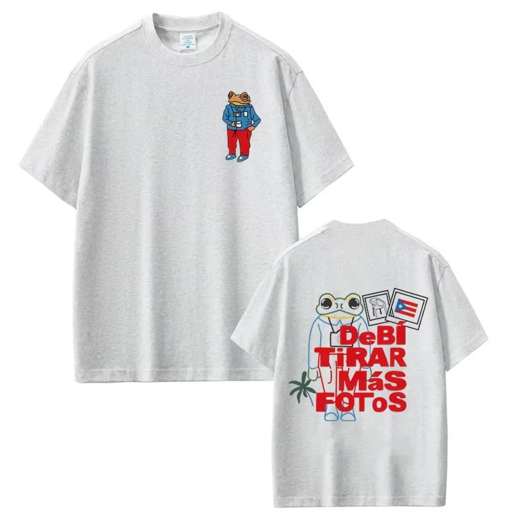 Bad Bunny Tour Debi Tirar Mas Fotos DTMF TShirt Oversized Mens Womens Summer ONeck Hip Hop Pop Music Streetwear Clothing