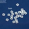 Sterling Silver Triangle & Square Fragments - DIY Handmade Accessories Parts