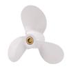 6F8 45942 01 Outboard Boat Propeller 3 Blades Metal 2 Stroke Propeller for Outboard Motors