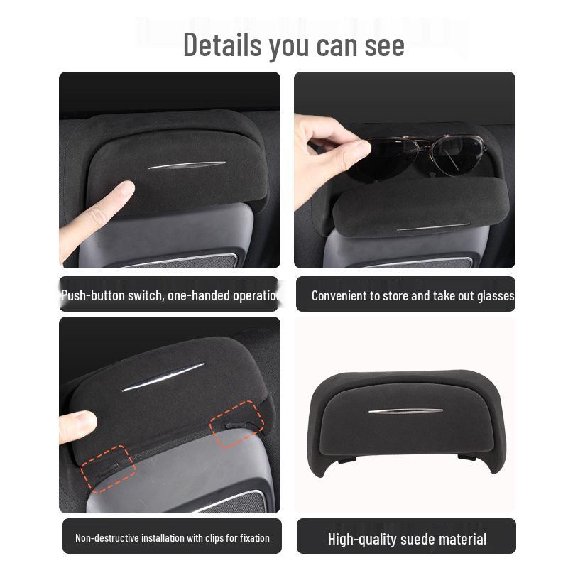 Clip de rangement pour lunettes Xpeng G6: Accessoire Intérieur de Voiture pour Remplacer le Porte-Lunettes Modèle 25