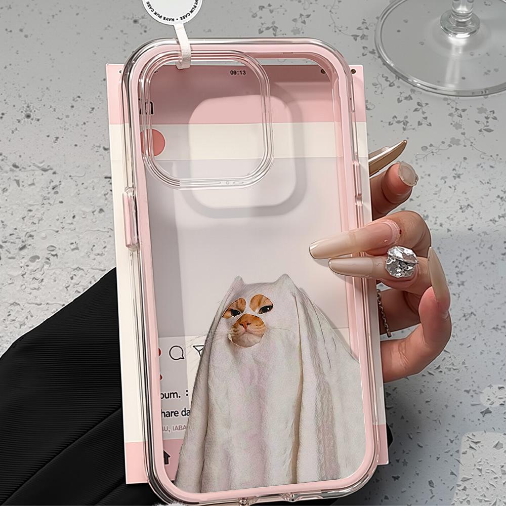 

Halloween Kitten Headgear iPhone 17 Pro Soft Case - Large Hole 15/16, Niche 14, Creative 15 Design. iPhone 16