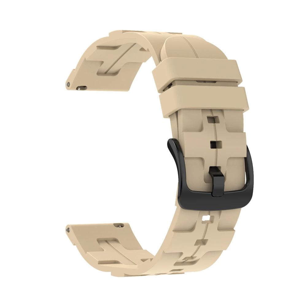 20mm 22mm Watchband Silicone Strap for Samsung Galaxy Watch 7/6/5/4 44/40mm 6 4Classic Gear S3 Band Bracelet for Huawei GT3 4Pro