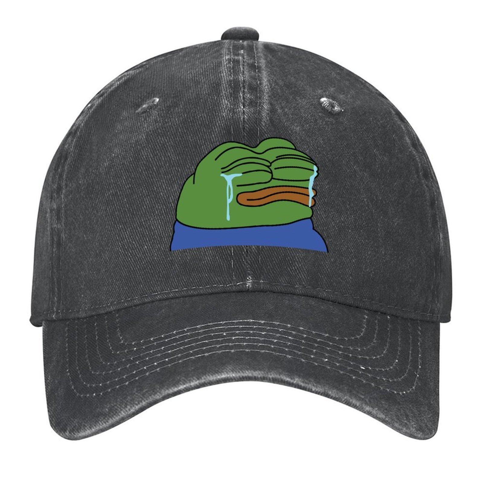 

2026 PeepoSad Emote High Quality Baseball Cap Hat Men Custom Cap Sunhat Anime Hat Luxury Woman Men s
