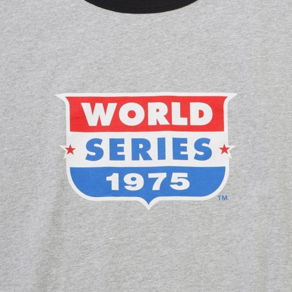 New Era Chicago Cubs World Series Ringer T shirT heaTher Grey 15147507