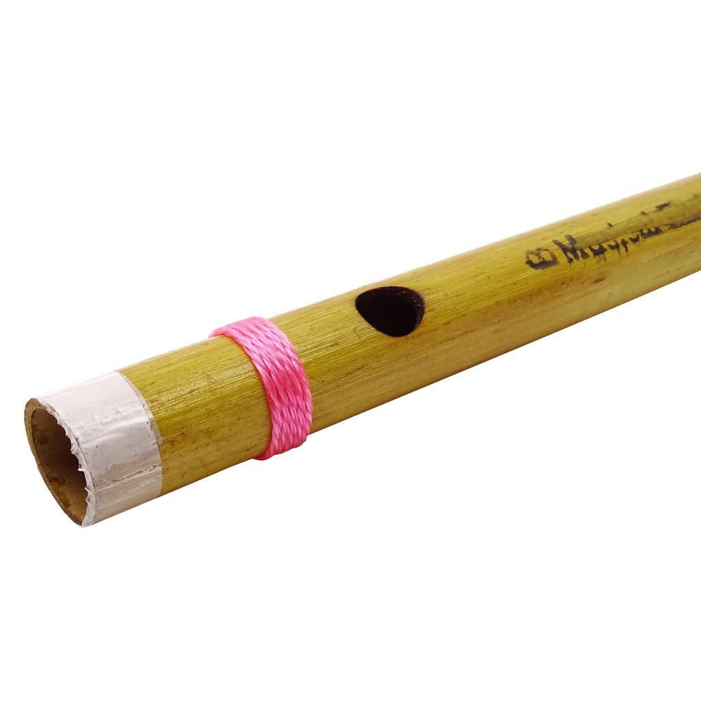 Traditional Handmade Musical Instrument Flute Brown Bansuri Wooden Decor