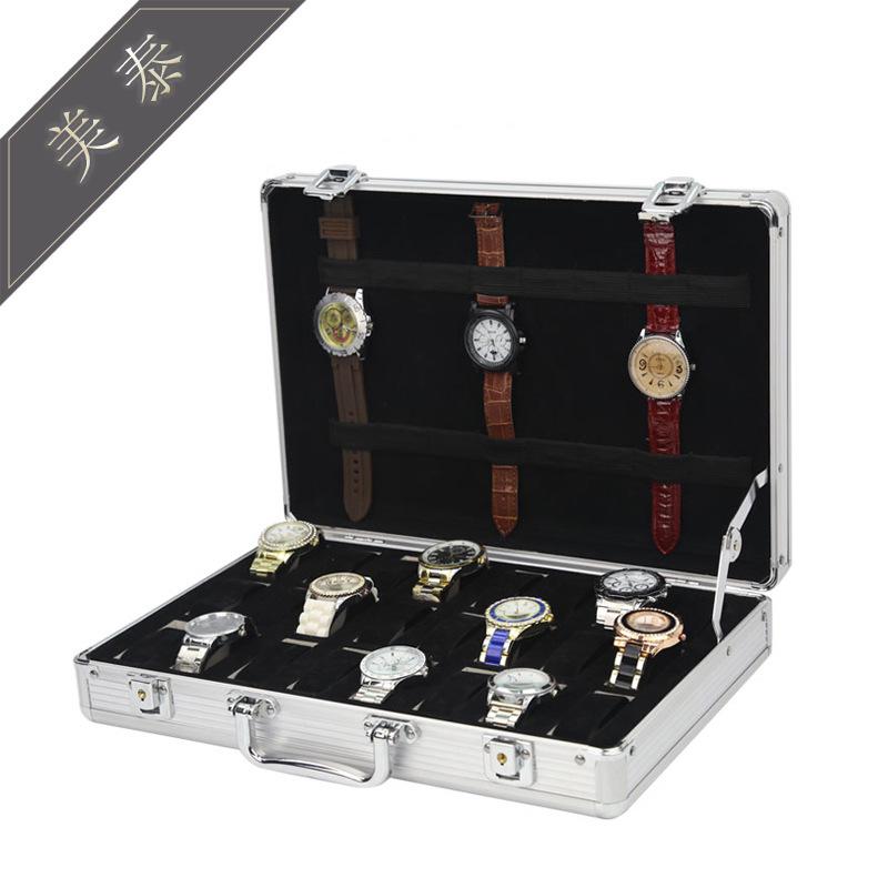 Aluminum Alloy Watch Display Box, 36 Slots