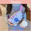 Kids Playful Cartoon Waist Bag Stylish Unisex Design Lightweight Nylon Backpack School For