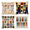 Home Decor Geometric Pattern Digital Print Pillow Covers Pattern Cushion Cover Suitable For Sofa Bedroom Car Pillow Cover