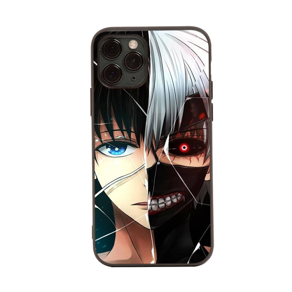 Hülle für OPPO Reno 8 6 5 Pro Find X3 A17 A3 A31 A38 A40 A53 A54 A55 A74 A76 A78 A77 A80 A94 A95 A96 Lite Schwarz Weiche Abdeckung WI59 Tokyo Ghoul Anime