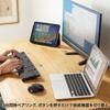 Sanwa Supply Silent Bluetooth Keyboard with Numeric Keypad SKB-BT37BK