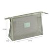 Large Capacity Mesh Makeup Bag - Portable Transparent Toiletry Storage