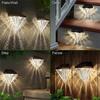 Diamond Solar Fence Light Solar Deck Light Outdoor Waterproof Solar Step Light Solar Wall Light For Garden Yard Patio Stair Post