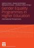 Bok Gender Equality Programmes In Higher Education : International Perspectives