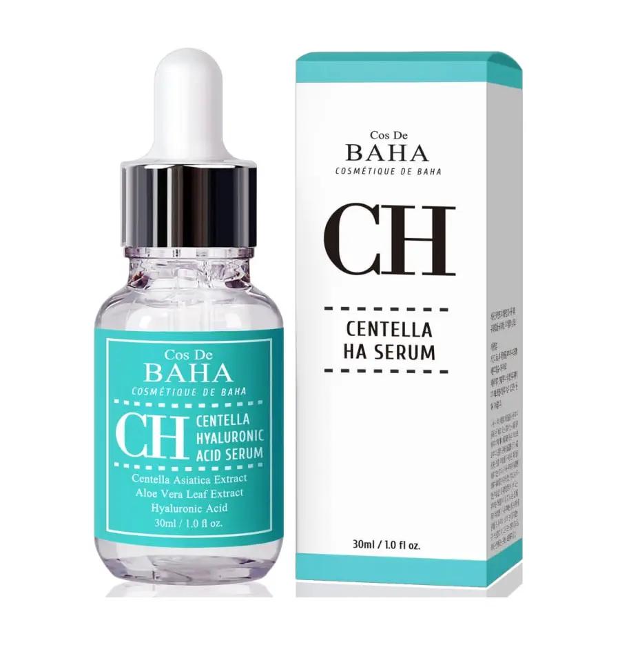 Zklidňující a regenerační sérum na bázi kyseliny hyaluronové Centella Asiatica Recovery Serum Cos De Baha 30 ml