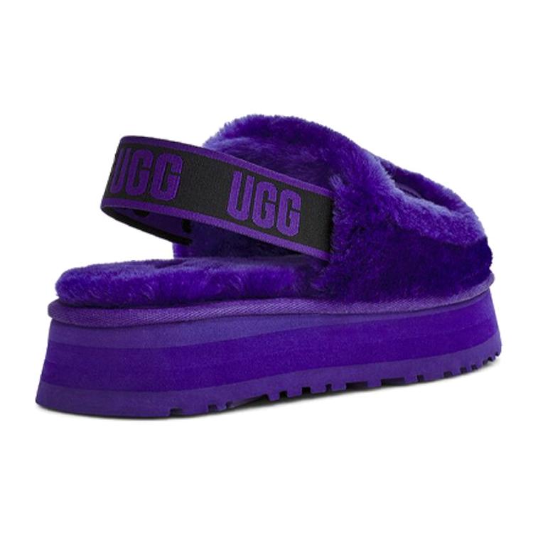 UGG DISCO Slide Platform Stylish Sandal Women's Violet 1112258-VNGH