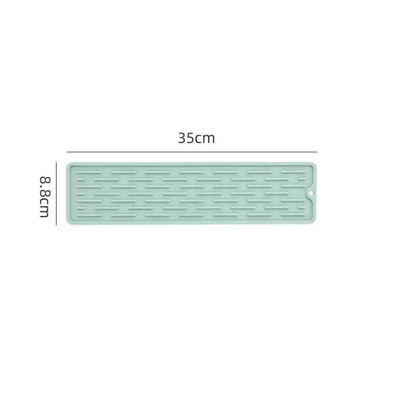 Silicone Faucet Mat Waterproof Cleaning Faucet Splash Catcher Mats Heat-insulation Kitchen Gadgets for Home Bathroon Accessories