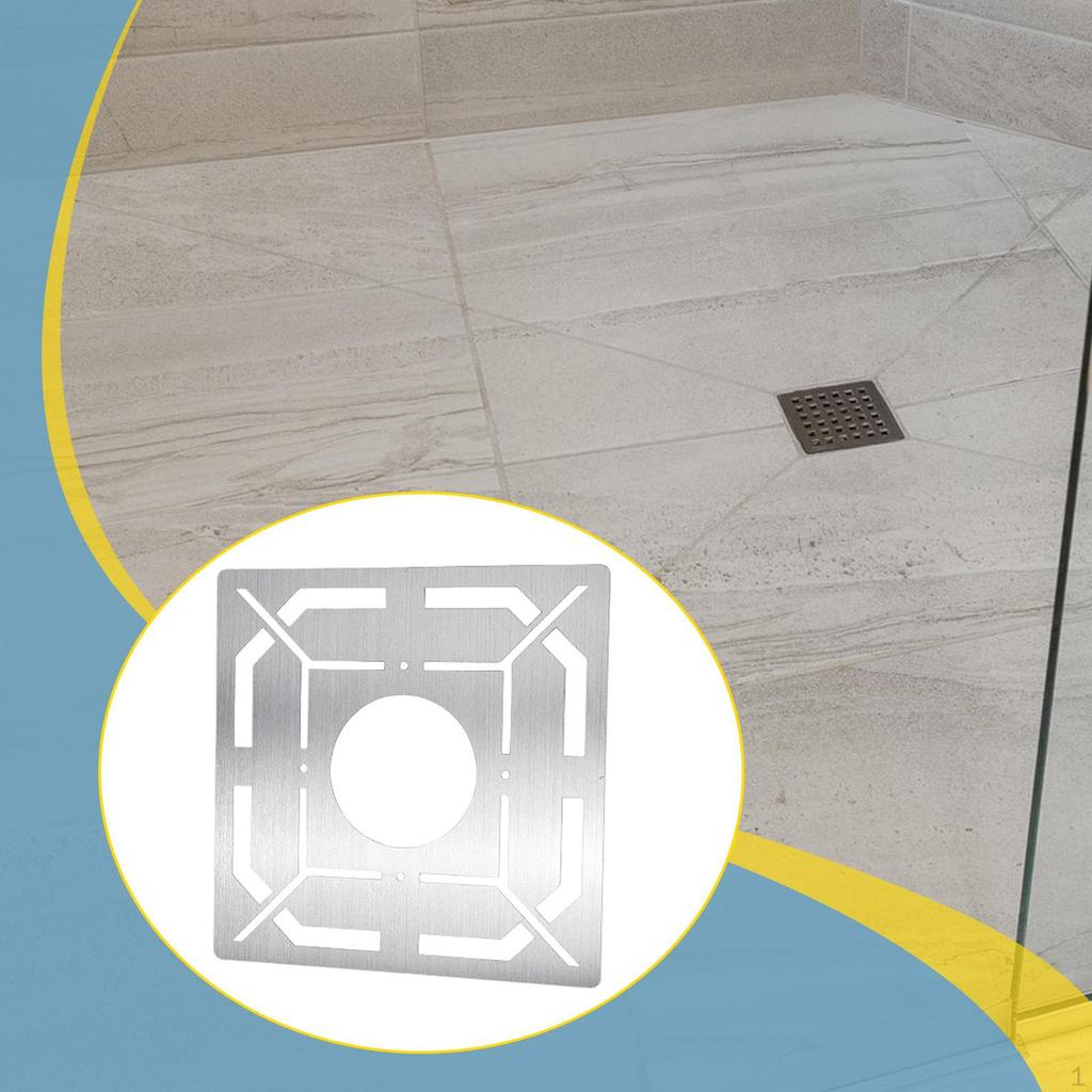 Floor Drain Measuring Ruler Architectural Scale Bathroom Accessories Tile Tool Home