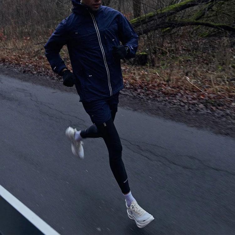 Li-Ning Running Series Contrast Stitch Reflective Sports Jacket Men Jacket Sorrel-Blue AFDSC79-1