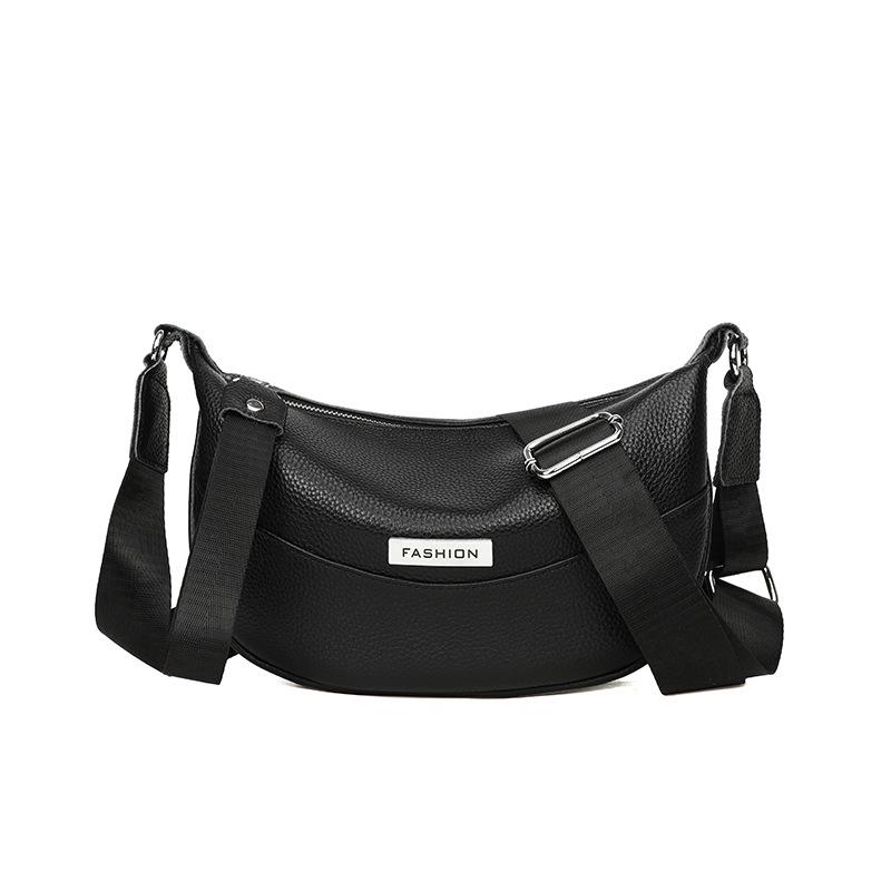 2025 Autumn/Winter Women's Top Layer Cowhide Shoulder Crossbody Bag