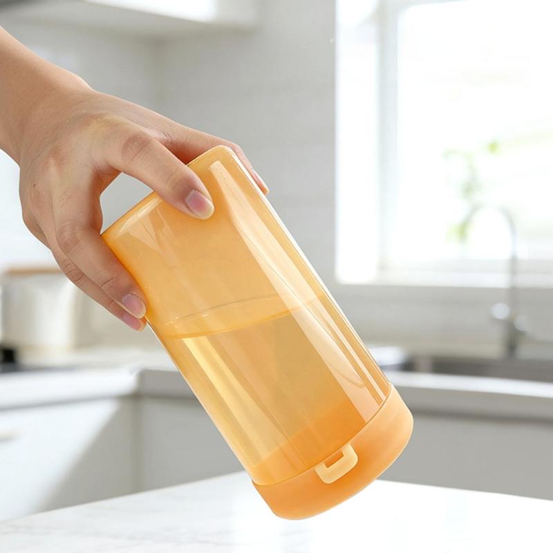 Clear View Silicone Seal Storage Jar For Easy Content Identification In Kitchen Supplies Without Opening The Lid