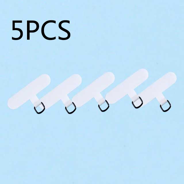 10/5/1 szt. Uniwersalny TPU Smycz zapobiegająca zgubieniu telefonu komórkowego Przelotka na kartę Nylonowa odpinana smycz do zawieszania telefonu Pasek Naszywka Podkładka mocująca